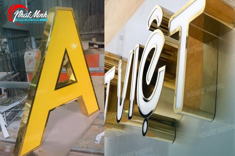 Chữ mica chân alu