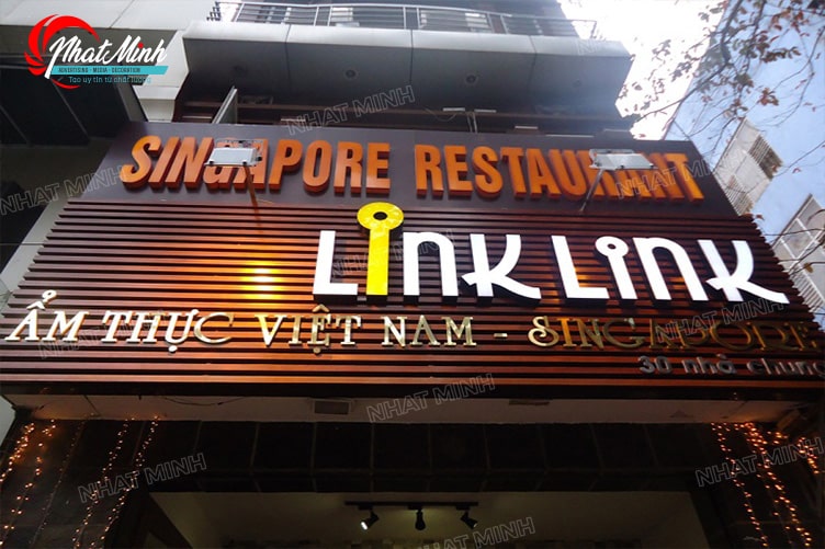 Làm biển quảng cáo Đà Nẵng - Thi công trọn gói giá rẻ 272 bang hieu restaurant