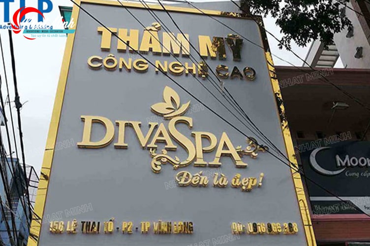 Làm biển quảng cáo Đà Nẵng - Thi công trọn gói giá rẻ 273 bang hieu tham my vien spa