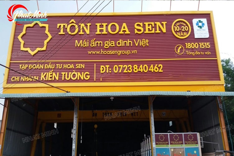 Làm biển quảng cáo Đà Nẵng - Thi công trọn gói giá rẻ 266 bang hieu ton