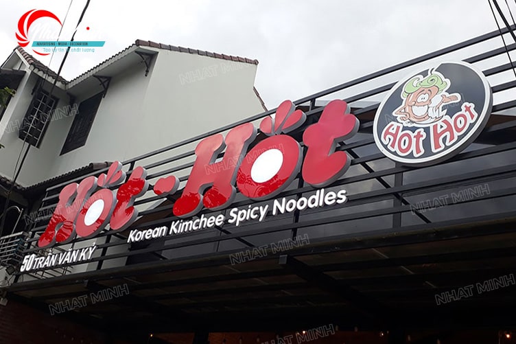 Làm biển quảng cáo Đà Nẵng - Thi công trọn gói giá rẻ 169 Thi công biển hiệu cửa hàng HotHot