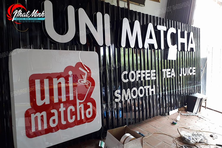 Làm biển quảng cáo Đà Nẵng - Thi công trọn gói giá rẻ 248 bien hieu coffee tra sua