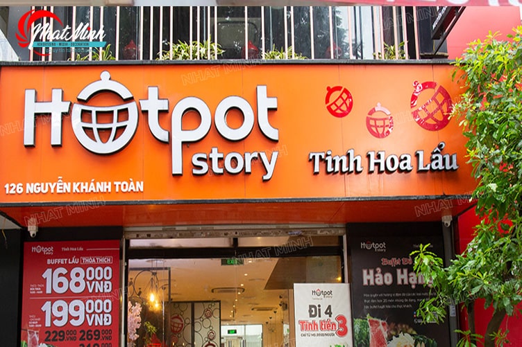 Làm biển quảng cáo Đà Nẵng - Thi công trọn gói giá rẻ 247 bien hieu hotpot