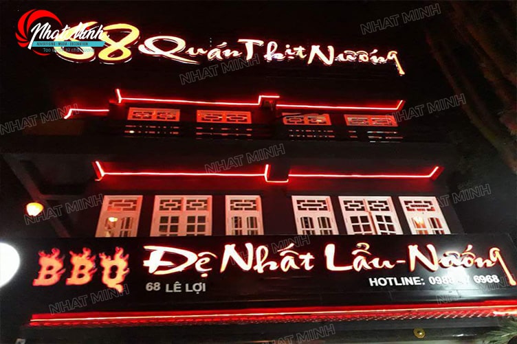 Làm biển quảng cáo Đà Nẵng - Thi công trọn gói giá rẻ 204 bien hieu lau nuong