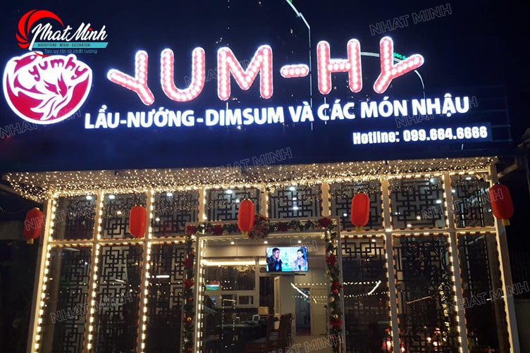 Làm biển quảng cáo Đà Nẵng - Thi công trọn gói giá rẻ 207 bien hieu quan nuong