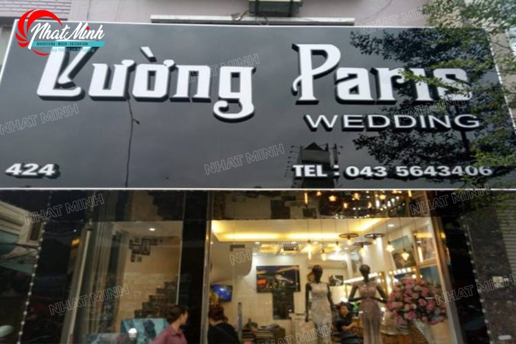 Làm biển quảng cáo Đà Nẵng - Thi công trọn gói giá rẻ 227 bien hiue wedding