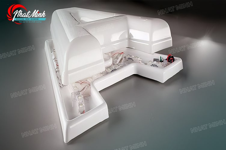 Chữ mica hút nổi