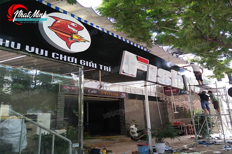 Làm biển quảng cáo Đà Nẵng - Thi công trọn gói giá rẻ 179 Làm biển hiểu cửa trò chơi