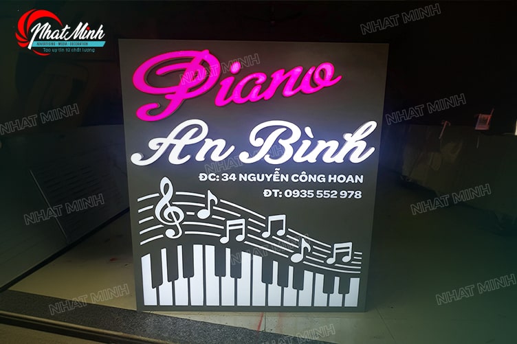 Hộp đèn alu âm bản