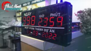 Bảng đồng hồ đếm giờ