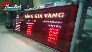 Bảng led giá vàng