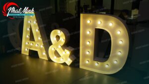 chữ alu lòng máng