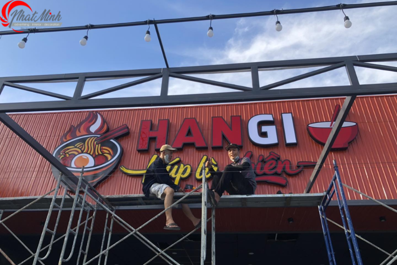 thi công bảng hiệu đèn led