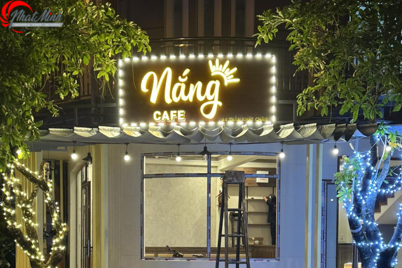 mẫu bảng hiệu đèn led