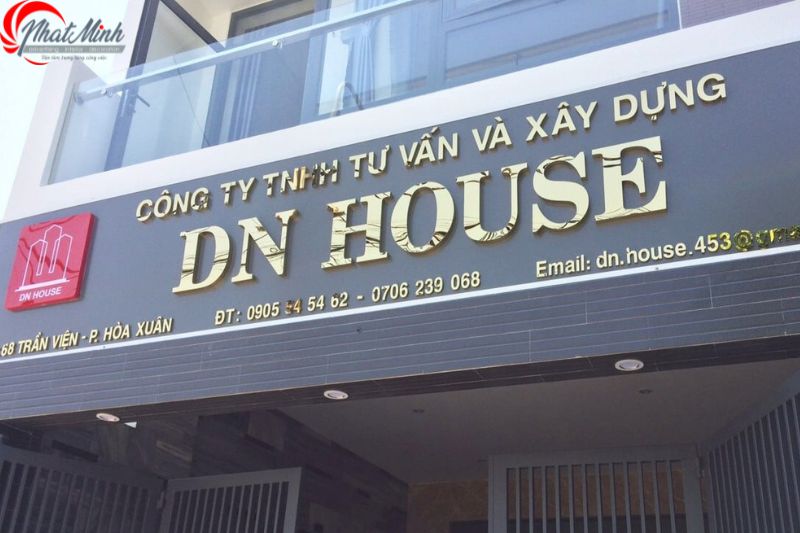 mẫu bảng hiệu inox đẹp