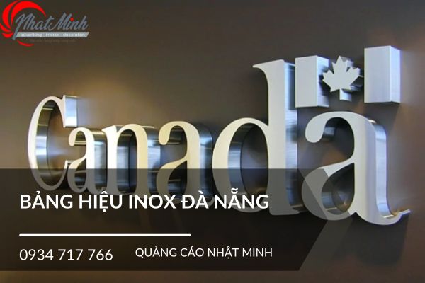 bảng hiệu inox đà nẵng