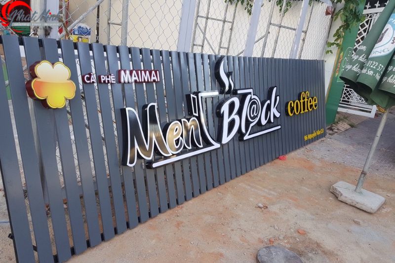 bảng hiệu tôn đẹp 